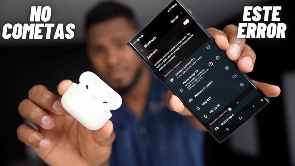 Cómo conectar AirPods a Android
