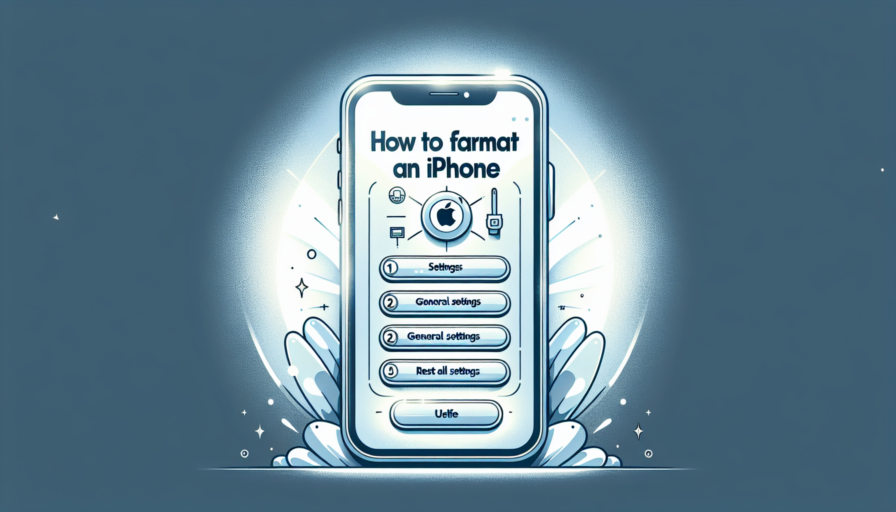 cómo se formatea un iphone